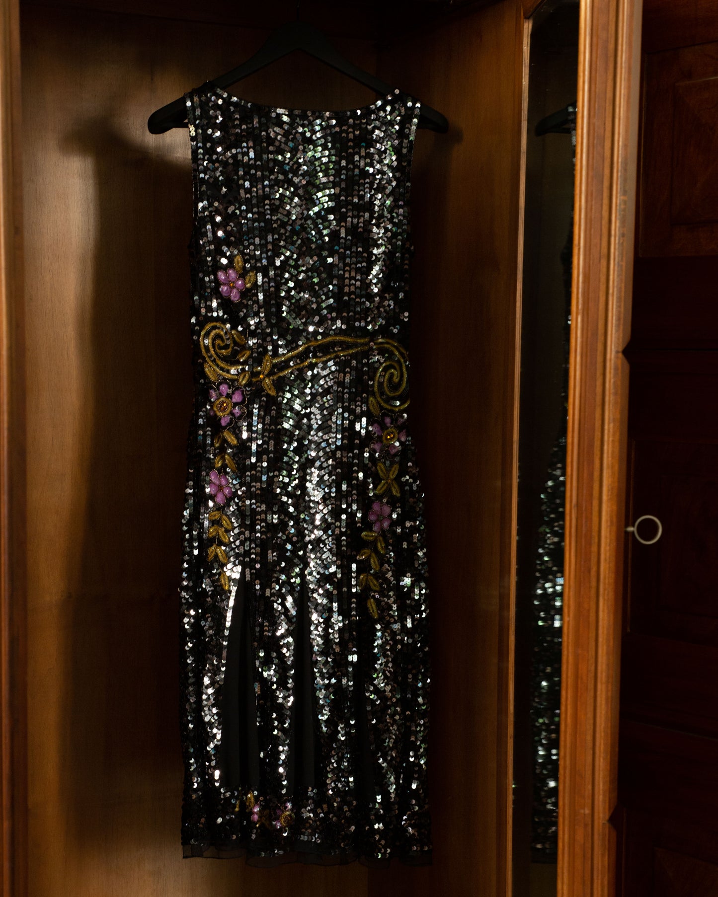 Abito nero paillettes donna Blumarine