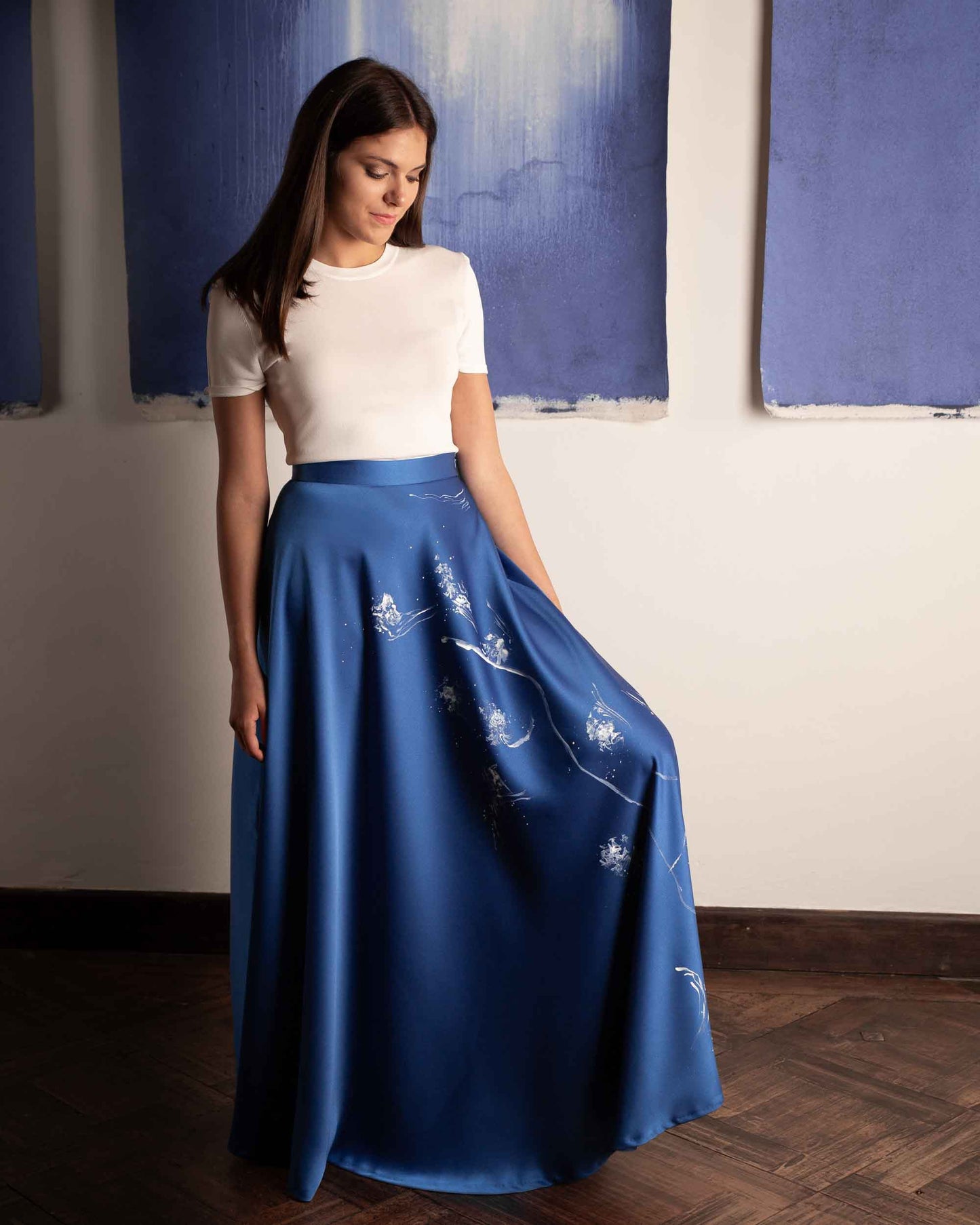 ART SKIRT MOIRÉ